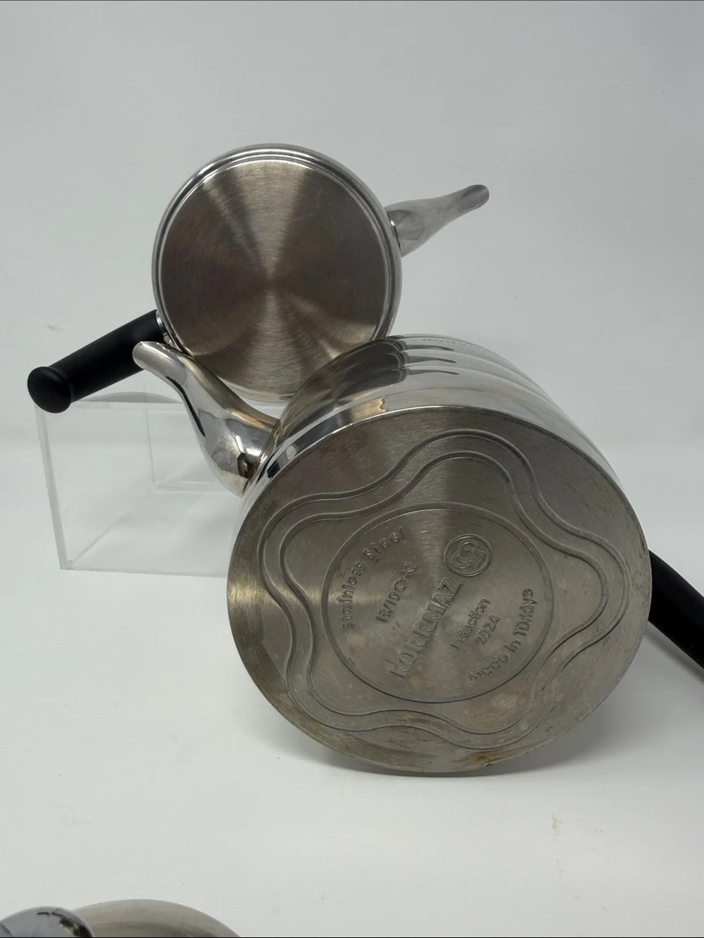 Korkmaz Stainless Steel Double Teapot ( Caydanlik) Midi Version